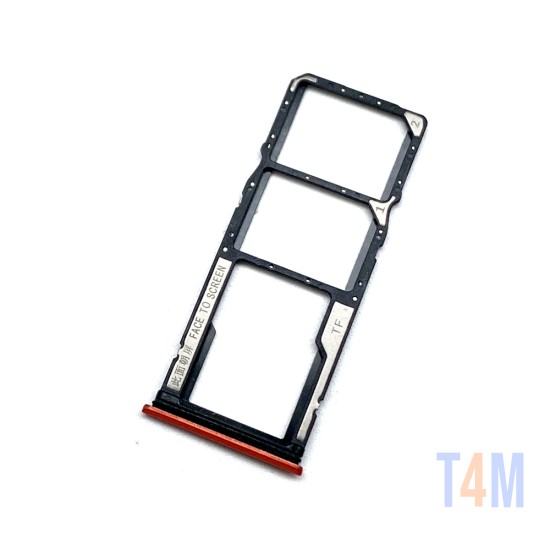 Suporte de Cartão SIM Xiaomi Redmi 9t/Poco M3 Laranja